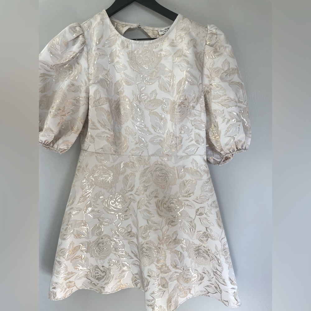 Bridal Shower Dress | ASOS | Floral | Gold